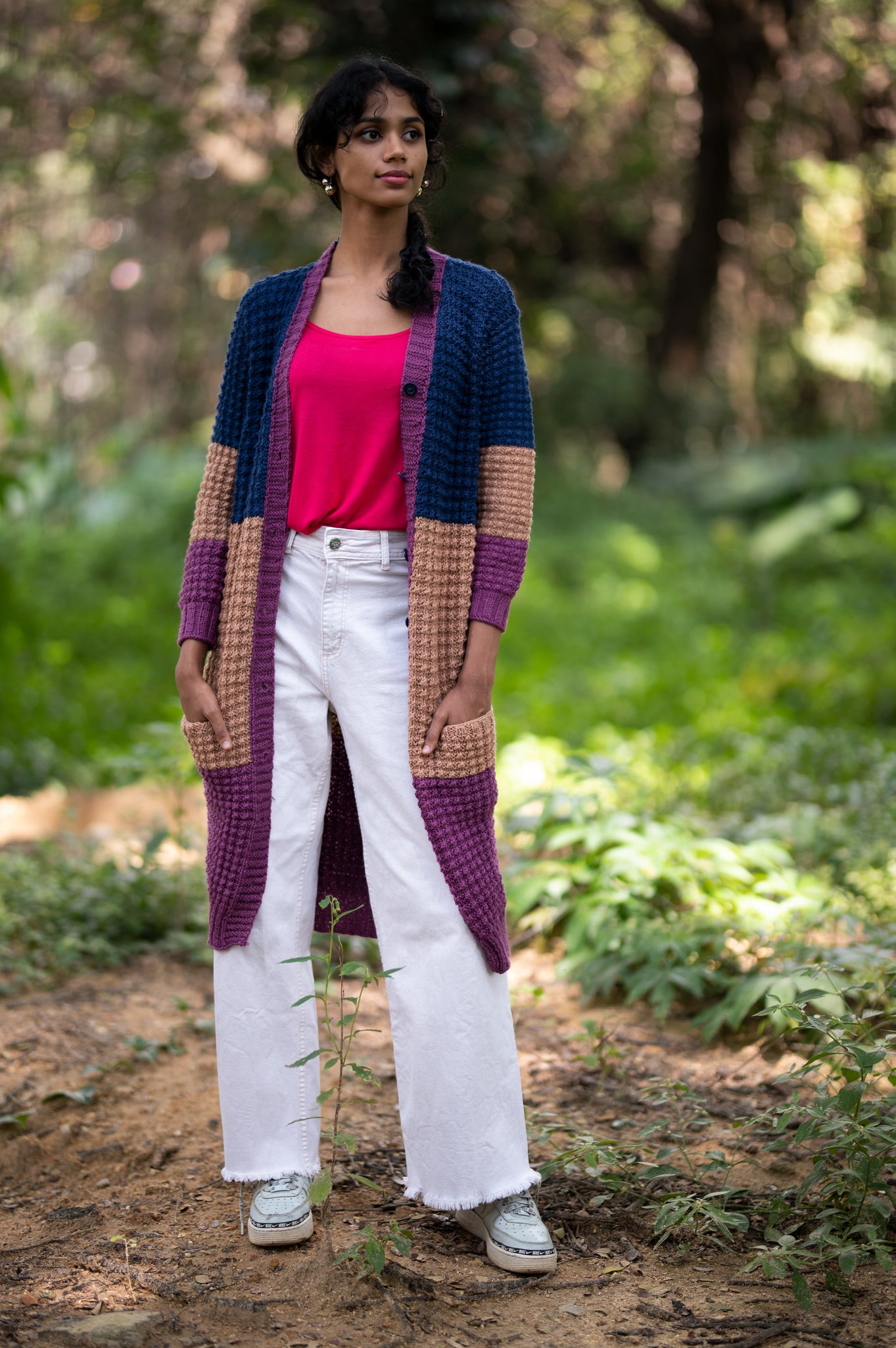 these are vintage, classic style hand knitted cardigans, that are never out of fashion