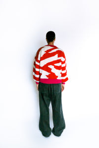 Berry Fusion High Neck Sweater